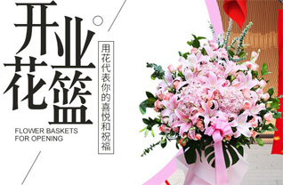 山东莱芜莱城区苗山镇王家胡同村花篮配送